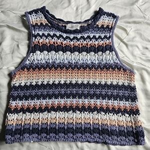 2 for $10 Crochet Cropped Sleeveless Top